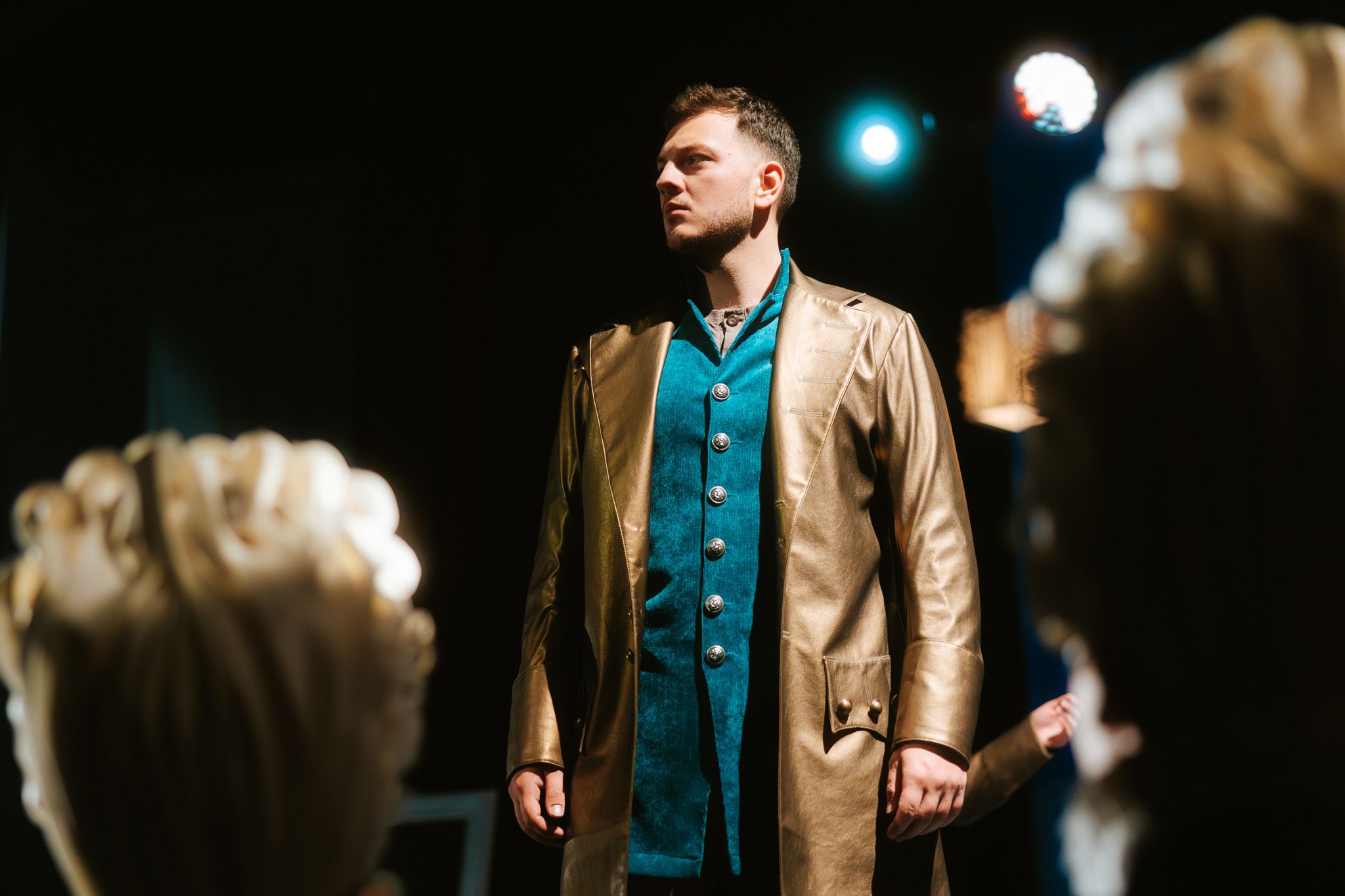 Ivan Lyvch in the 2025 Banská Bystrica production of Le nozze di Figaro, photograph by Katarína Baranyai